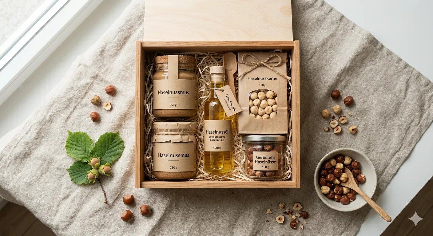 Geschenk Flatlay